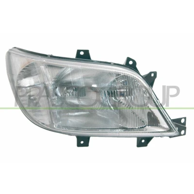 Imagen de PRASCO ME9174703 Faros derecha H1, H3, H7 transparente blanco para circulación por la MERCEDES BENZ: Sprinter 3 T Furgoneta, 4 Bus