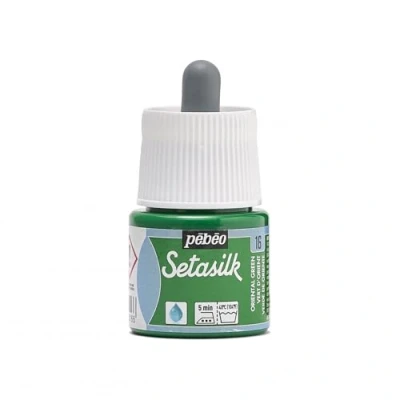 Imagen de Pebeo Setasilk Verde Oriental Bandeja, Seda, 45 ml (Pack of 1),