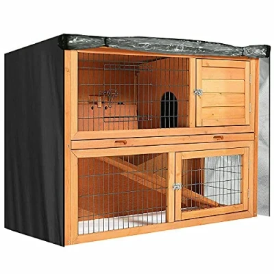 Imagen de BUNNY BUSINESS Cubierta Universal de Doble Hutch, conejera Resistente a la Humedad 420D
