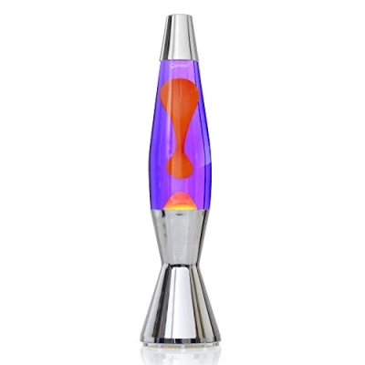 Imagen de Mathmos Lámpara de lava Astro Baby Violeta/Naranja