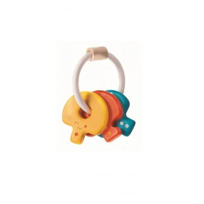Imagen de Sonajero Llaves de madera Plantoys