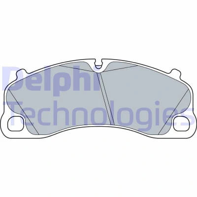 Imagen de DELPHI LP3570 Juego de pastillas freno preparado para indicador desgaste Chapa antichirridos sin accesorios PORSCHE: 911 Cabrio