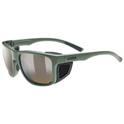 Imagen de uvex sportstyle 312 VPX, gafas deportivas unisex, fotocromáticas, polarizadas, moss green matt/brown, one size