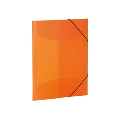 Imagen de HERMA 19503 carpeta de dibujo Translúcido en Naranja, A4, plástico resistente, con 3 solapas interiores, 1 palmo