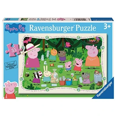 Imagen de Ravensburger Puzzle: Peppa Pig, Casa Puzzle 3 Años o Más, Puzles Niños Años, Rompecabezas Niños, Puzzle, Regalo Niño Jigsaw, 35 Piezas
