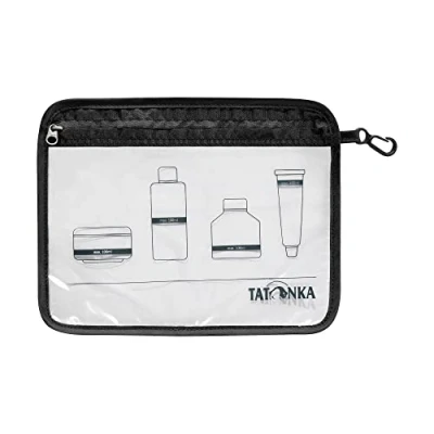 Imagen de Tatonka Bolsa de Vuelo Unisex con Cremallera, tamaño A5, Color Negro, 22 x 18 cm