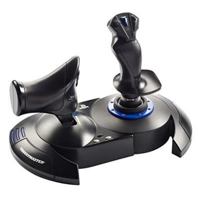 Imagen de Thrustmaster T.Flight Hotas 4 Joystick con mando de potencia desmontable, para PS4, PS5 y PC