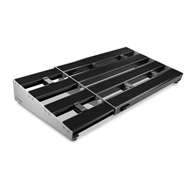 Imagen de D&#039;Addario XPND Pedal Board Pedalboard Guitarra 2 Filas, Ligera, Duradera Pedalera de Aluminio Velcro Pre Aplicado para Intercambiar Pedales