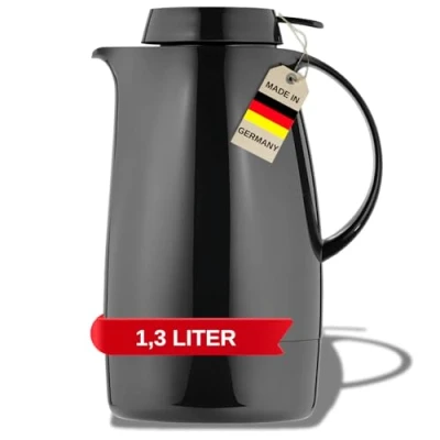 Imagen de Helios Servitherm Jarra térmica (plástico, 1,3 L), color negro