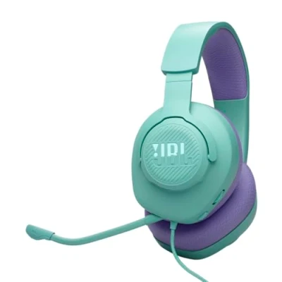 Imagen de Auriculares gaming JBL Quantum 100M2, Circumaurales, Diadema con cable, Micrófono, Cyan