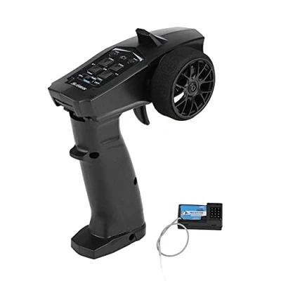 Imagen de Dilwe 2.4GHZ 4 Canales Control Remoto de Radio Transmisor y Receptor para RC Coche Barco (91803G VT)