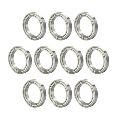 Imagen de TUZUK 10 Piezas Rodamientos 6701 ZZ, 12x18x4mm, Micro rodamientos, Prelubricados, Acero al cromo, Sellos dobles, Para equipos de precisión y dispositivos pequeños