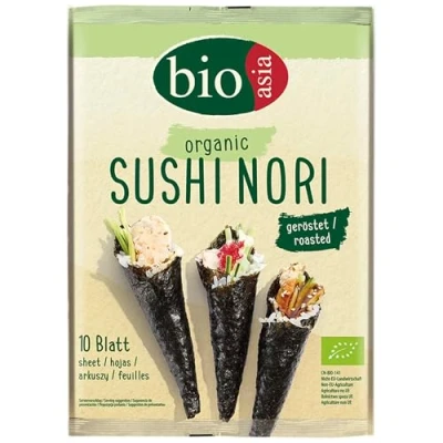 Imagen de BIOASIA Algas ecológicas, asadas, para sushi 1 x 25 g