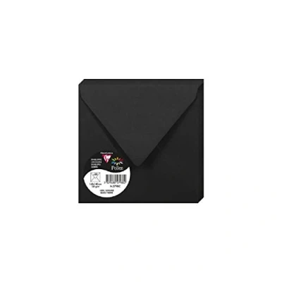 Imagen de Clairefontaine 50078 C Pack de 20 sobres Pollen 140 x mm, color negro 14 0.10
