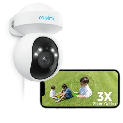 Imagen de Reolink 4K 8MP PTZ Camara Vigilancia WiFi Exterior con Auto Tracking, Detección de Humana/Vehículo/Mascota, Cámara Seguridad Soporte Wi Fi 6, Audio Bidireccional, Visión Nocturna, E1 Outdoor Pro