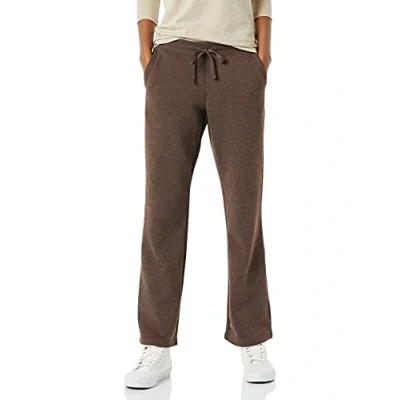 Imagen de Amazon Essentials Pantalón de chándal en Felpa con Pernera Recta (Disponible Tallas Grandes) Mujer, Chocolate, S