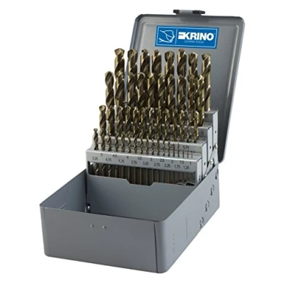 Imagen de Krino 01155412 HSS Co puntas rettificate Cobalto, juego de 49 piezas), acero