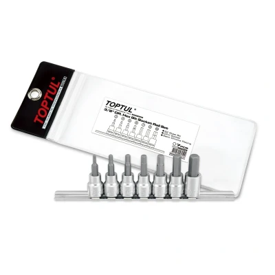 Imagen de TOPTUL BCNA0830 Piezas insertables de llave cubo Torx T30 Acero cromo vanadio corto