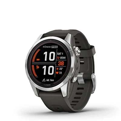 Imagen de Reloj deportivo Garmin Fénix 7 S Pro, Negro, Carga Solar, 108 182 mm, 1.2&quot;, Multideporte, GPS