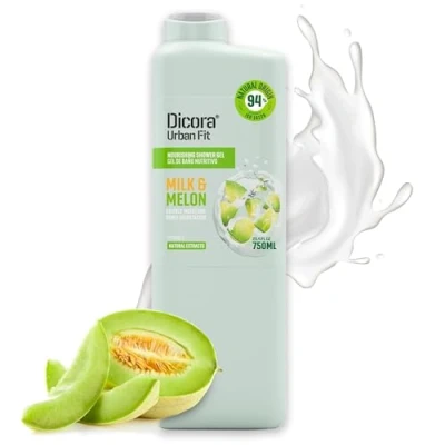 Imagen de Dicora Urban Fit Gel de Baño Vitamina A Leche &amp; Melón 750 ml