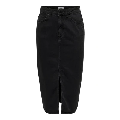 Imagen de ONLY Onlbianca REA NOOS Falda vaquera, Mujer, Talla: XS, Washed black