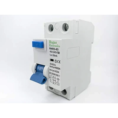 Imagen de BOGAS ELECTRONICS Interruptor Diferencial SuperInmunizado SI, 30 mA, 2P, Clase A y 6kA (40 Amperios)
