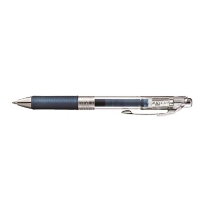 Imagen de Pentel BL77TLE CAX EnerGel Pure Bolígrafo de tinta gel con mecanismo presión, 0,7 mm diámetro la bola = 0,35 trazo, recargable, 1 unidad, color azul marino