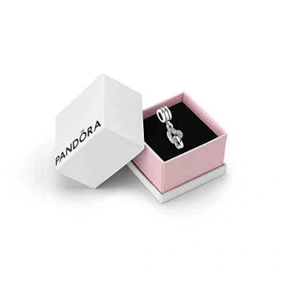 Imagen de PANDORA Abalorio Colgante 791242CZ Mujer Plata Corazones entrelazados