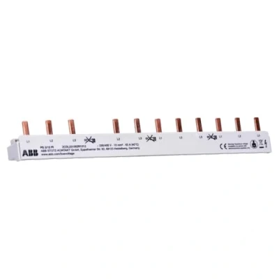 Imagen de ABB PS 3/12 Fix 3 / 12FI tira trifásica, 12 mod, sección transversal, blanco, 10mm2