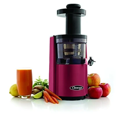 Imagen de Omega VSJ843RR Exprimidor eléctrico, 1 L, Color Rosso