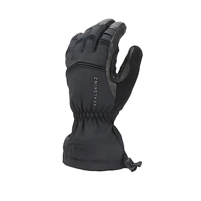 Imagen de Sealskinz Southery Guante con puño de seguridad para frío extremo, impermeable, negro, M
