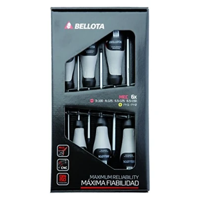 Imagen de Bellota 66292 MEC Destornilladores, Kit de 6 Destornilladores mecánico, standard