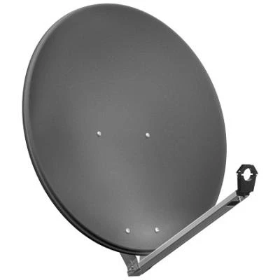 Imagen de Goobay Sat Spieg. 80er ALU Antena (10,7 12,75 GHz, 38,8 dBi, Antracita, Aluminio, 80 cm, 3,8 kg)