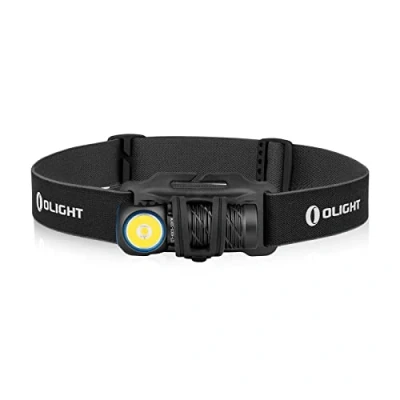 Imagen de OLIGHT Perun 2 mini Linterna Frontal LED Recargable de ángulo recto Combinando Blanco y Rojo Práctica Funcional 1100 Lumens 150 Metros 10 Días Máx. Para la Pesca al Aire Libre