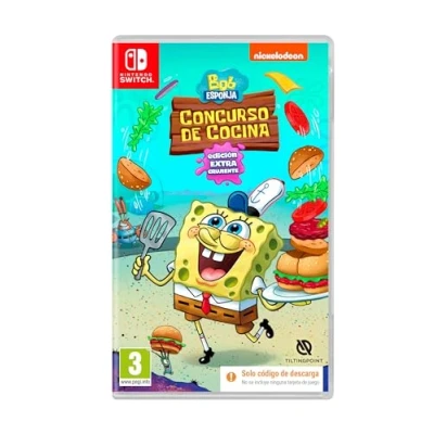 Imagen de Bob Esponja: Concurso de Cocina Edición Extra (Código descarga del juego en la caja) Switch