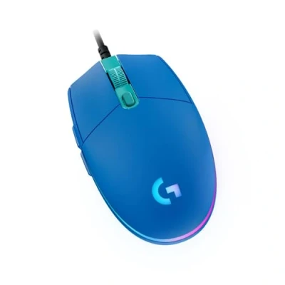 Imagen de Logitech, USB, G203 LIGHTSYNC Ratón Gaming con Iluminación RGB Personalizable, 6 Botones Programables, Captor 8K para Gaming, Seguimiento de hasta 8,000 DPI, Ultra ligero Azul