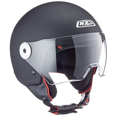 Imagen de NZI Vintage 3 Casco, Sin género, Matt Black, X Small