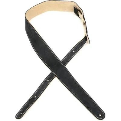 Imagen de Fender® »ROAD WORN® LEATHER GUITAR STRAP« Correa de Guitarra Piel Ancho: 5cm Color: Negro