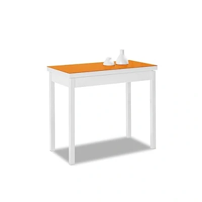 Imagen de ASTIMESA Tipo Libro Mesa de Cocina, Naranja, 80 x 40 cm a