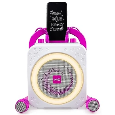 Imagen de RockJam Ring Bluetooth Karaoke Machine with Two Mics