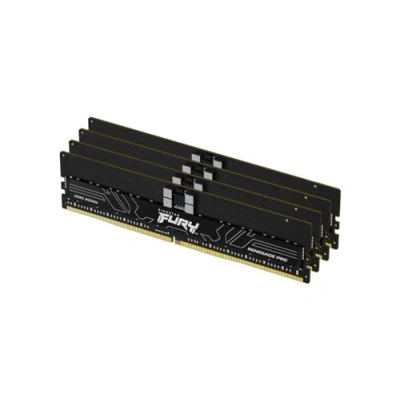 Imagen de Kingston FURY Renegade Pro PnP 64GB 4800MT/s DDR5 ECC Reg CL36 DIMM Memoria registrado sobreacelerable Kit de 4 KF548R36RBK4 64