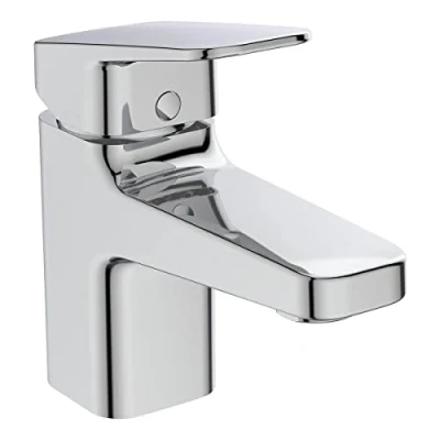 Imagen de Ideal Standard BD208AA Grifo Mezclador para Lavabo, Cromado, Single lever mini basin mixer no waste