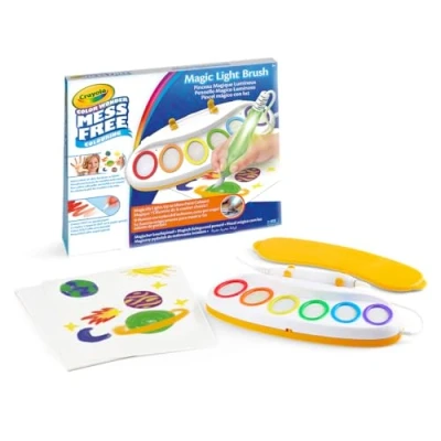 Imagen de Crayola Color Wonder Magic Light Brush, para Pintar sin Manchas, Idea de Regalo niños a Partir 3 años, Versión Internacional, 75 7131