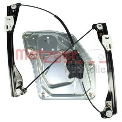 Imagen de Metzger Elevalunas Delante, derecha eléctrico con placa soldada sin electromotor para vehíc. volante a la izquierda 2160249