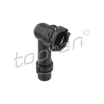 Imagen de TOPRAN 503 702 Bridas Poliamida 6.6, Plástico Carcasa filtro de aceite con junta pinza/grapa BMW: 5 Touring, Berlina, 3 Touring