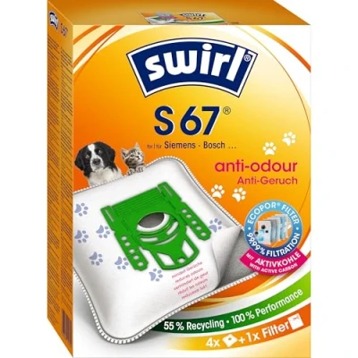 Imagen de Swirl 202614 Bolsas para aspiradora S 67 MicroPor Plus Bosch, Tela