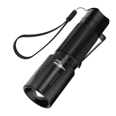 Imagen de Ansmann LED de tachenlampe, aluminio, negro, 12.3 x 3.4 cm