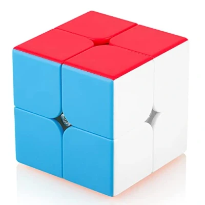 Imagen de Maomaoyu Cubo Magico 2x2 2x2x2 Original Puzzle de la Velocidad Niños Juguetes Educativos, Stickerless