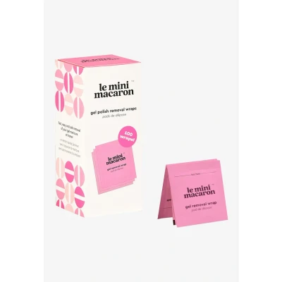Imagen de Le Mini Macaron Remover KIT 100 Wraps Nail Set, Mujer, Talla: 150 g, /