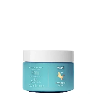 Imagen de YOPE Mascarilla Para el cabello seco Restaura la suavidad Aceite de semilla limón Manteca bacuria Tulsi aptogeno 98% ingredientes naturales Fórmula vegana 250 ml